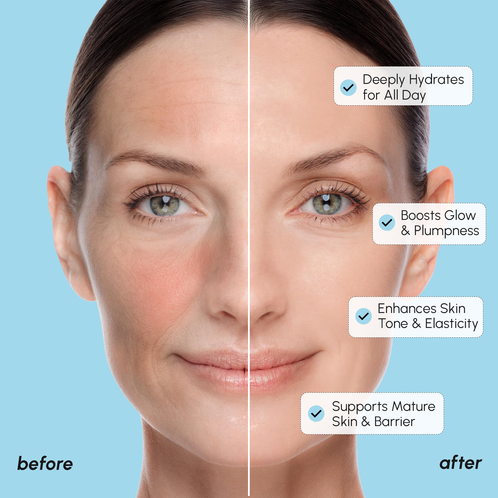 MAREE Hydrating Milky Toner niacinamide emphasis suggests balanced, clear-skin appearance.