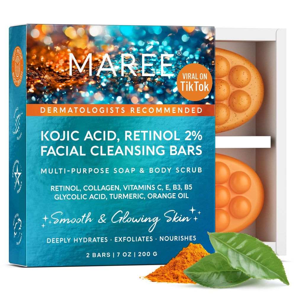 MAREE Kojic Acid Soap lather for gentle cleansing with brightening potential