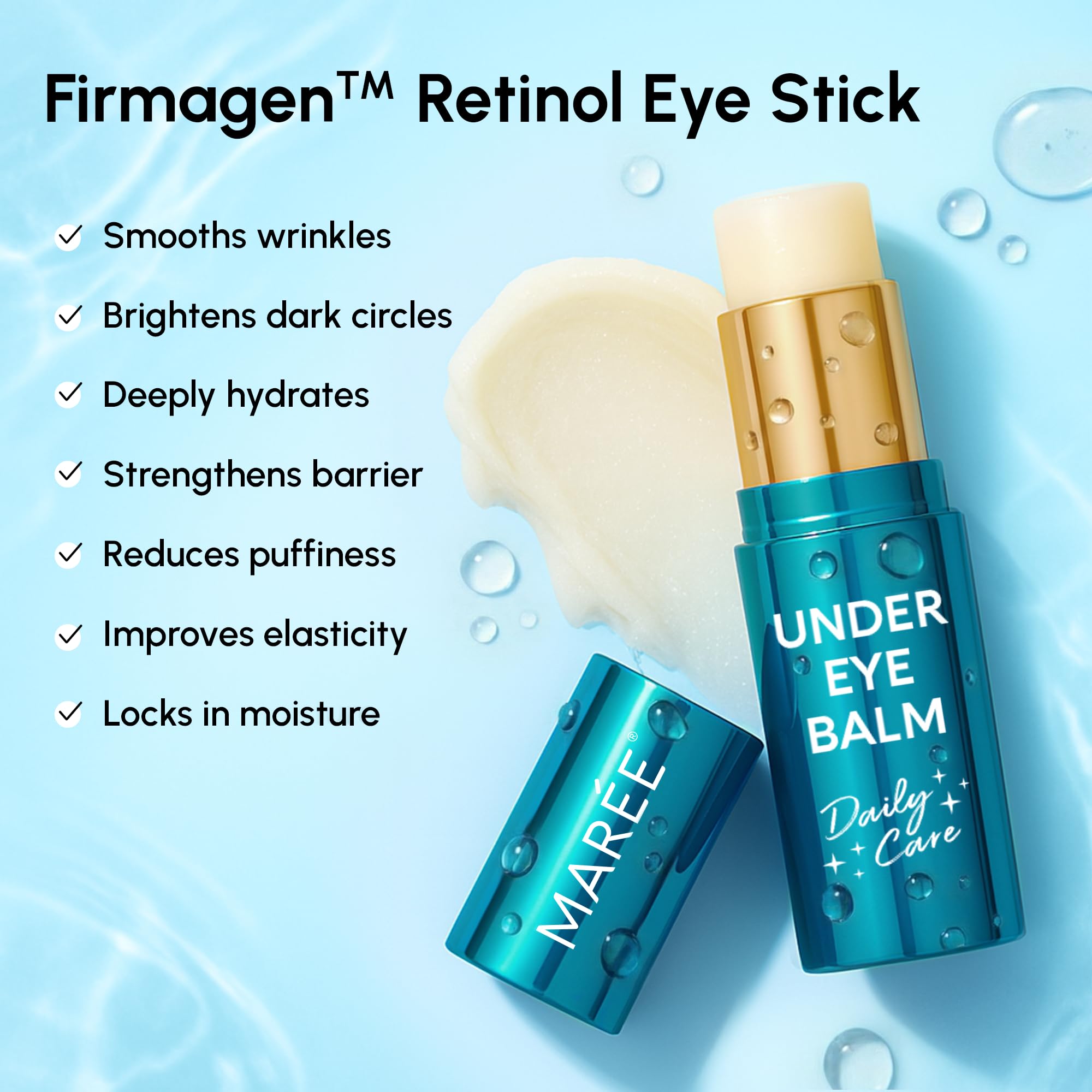MAREE Retinol-Ceramide Complex bottle highlights powerful anti-wrinkle and moisture retention