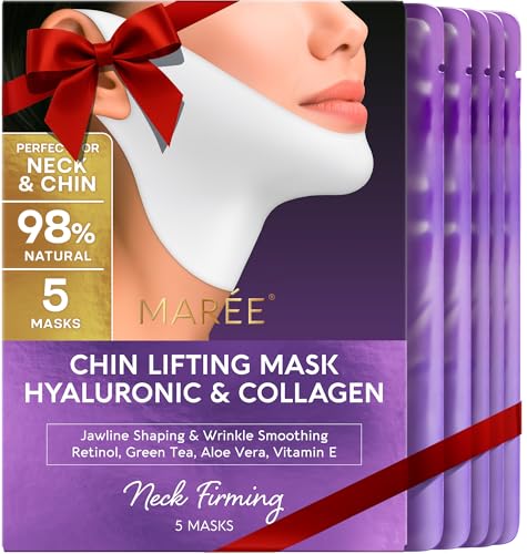 MAREE V Line Lifting Mask closeup highlights hydration for plump skin