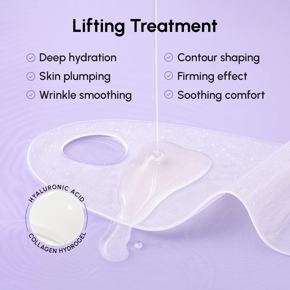 MAREE V Line Lifting Mask hydration-cream-texture emphasizes moisture for smoother skin