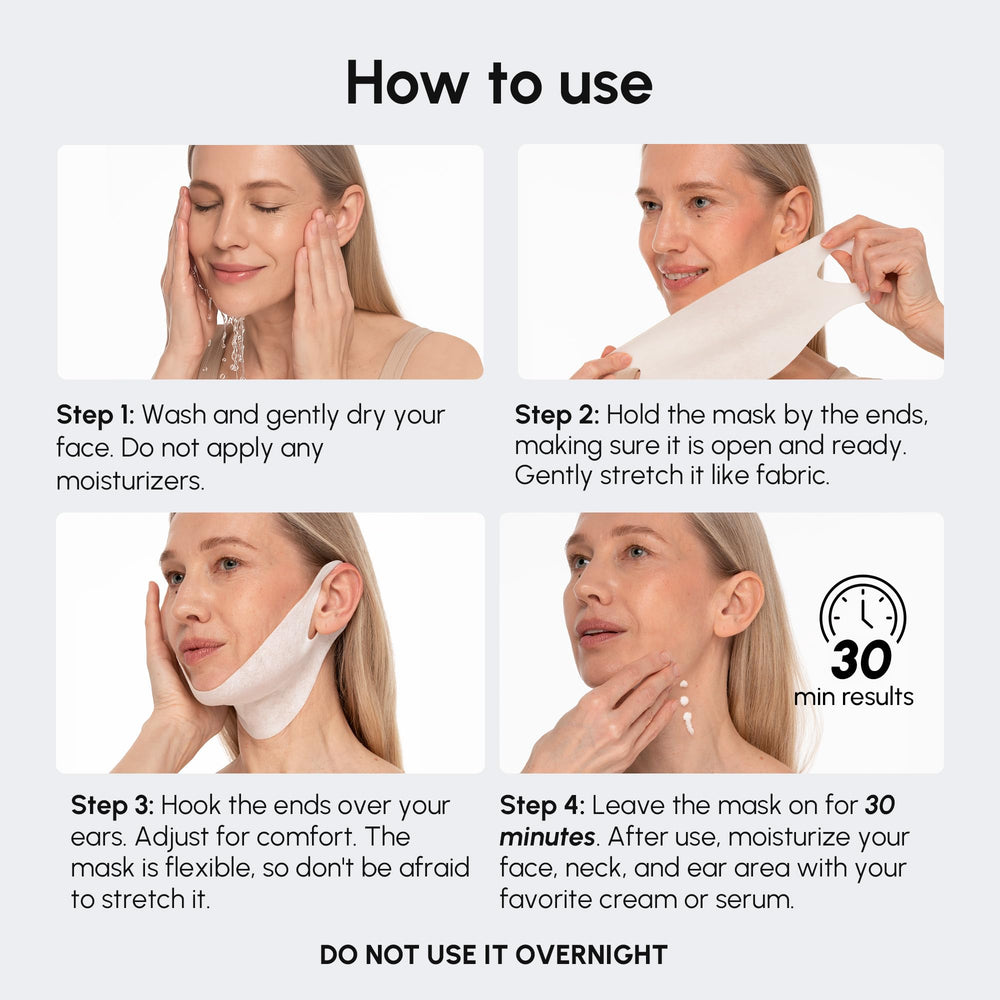 MAREE V Line Mask at-home spa routine visual