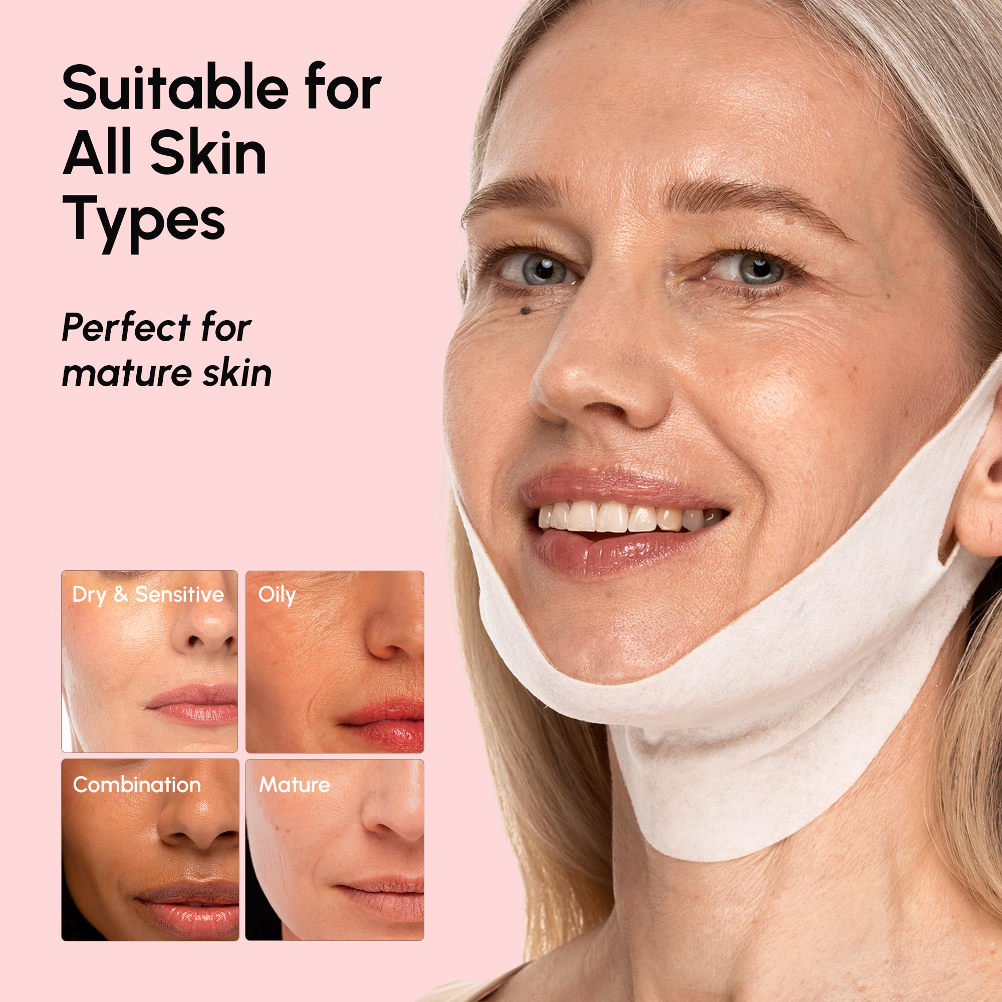 MAREE V Line Mask PDRN salmon DNA active benefits noted