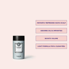 Maria Nila Cleansing Powder dispensing jar demonstrates easy application