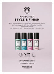 Maria Nila Color Guard Complex illustration protects color during styling.