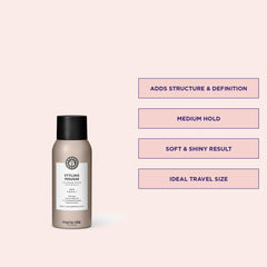 Maria Nila Styling Mousse being applied to hair to promote even fullness.