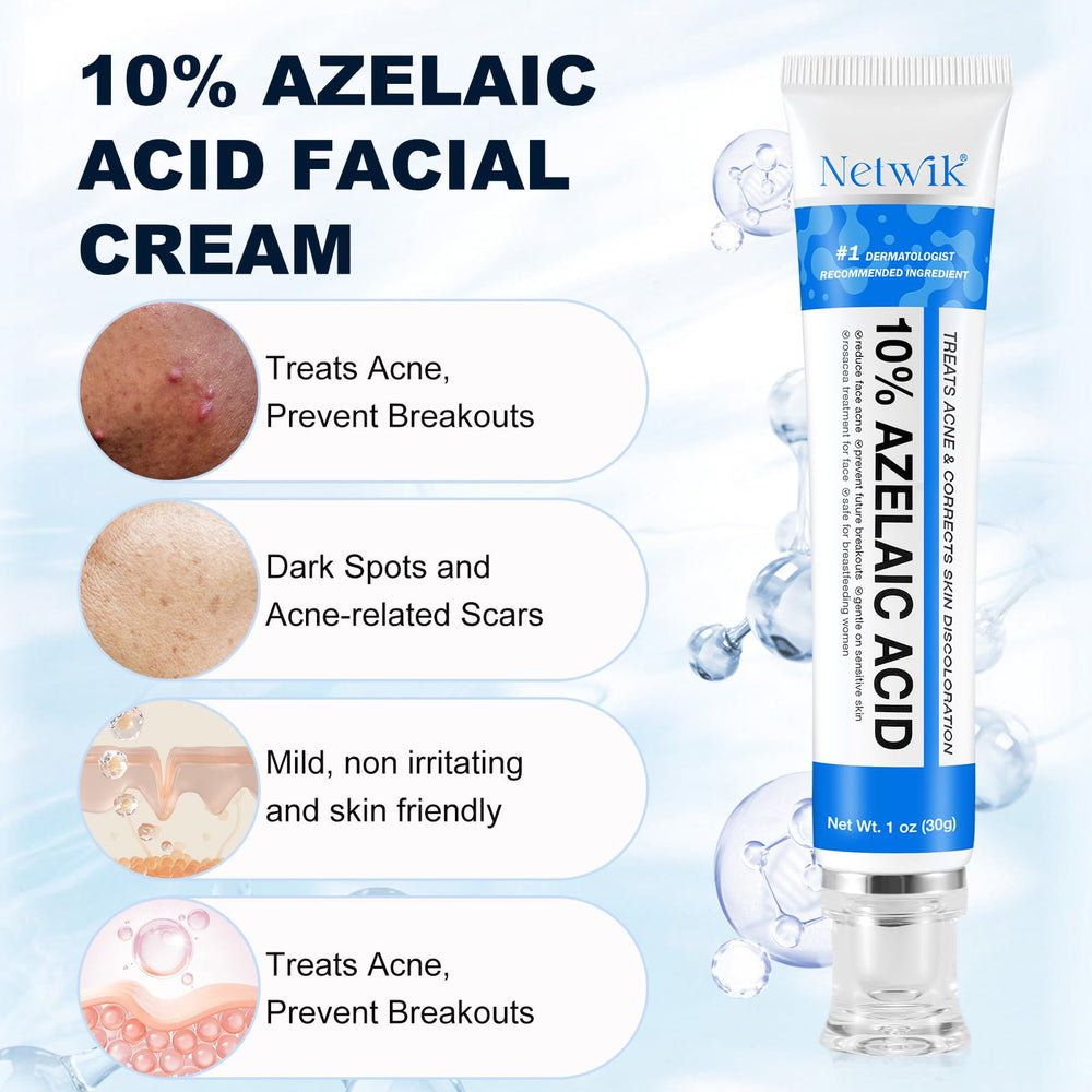 Marianp Azelaic Acid Cream tube close-up highlights gentle, effective complexion care.