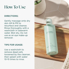 Marini SkinSolutions Bioglycolic Face Cleanser pores close-up shows impurity lifting.