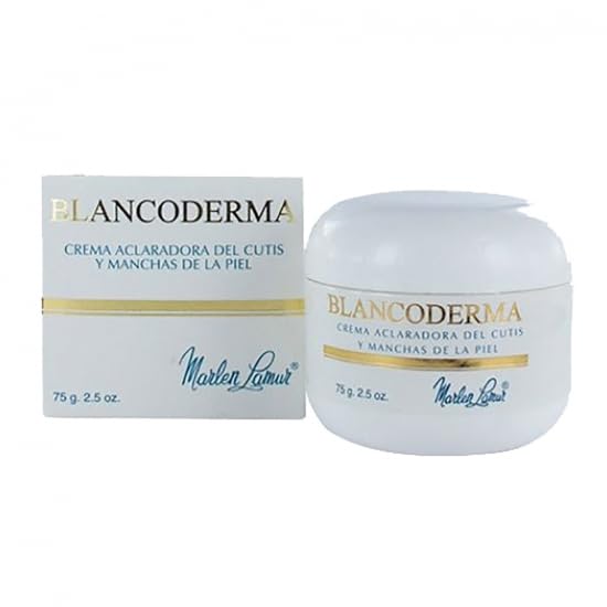Marlen Lamur Blancoderma bottle closeup highlighting moisturizing formula.