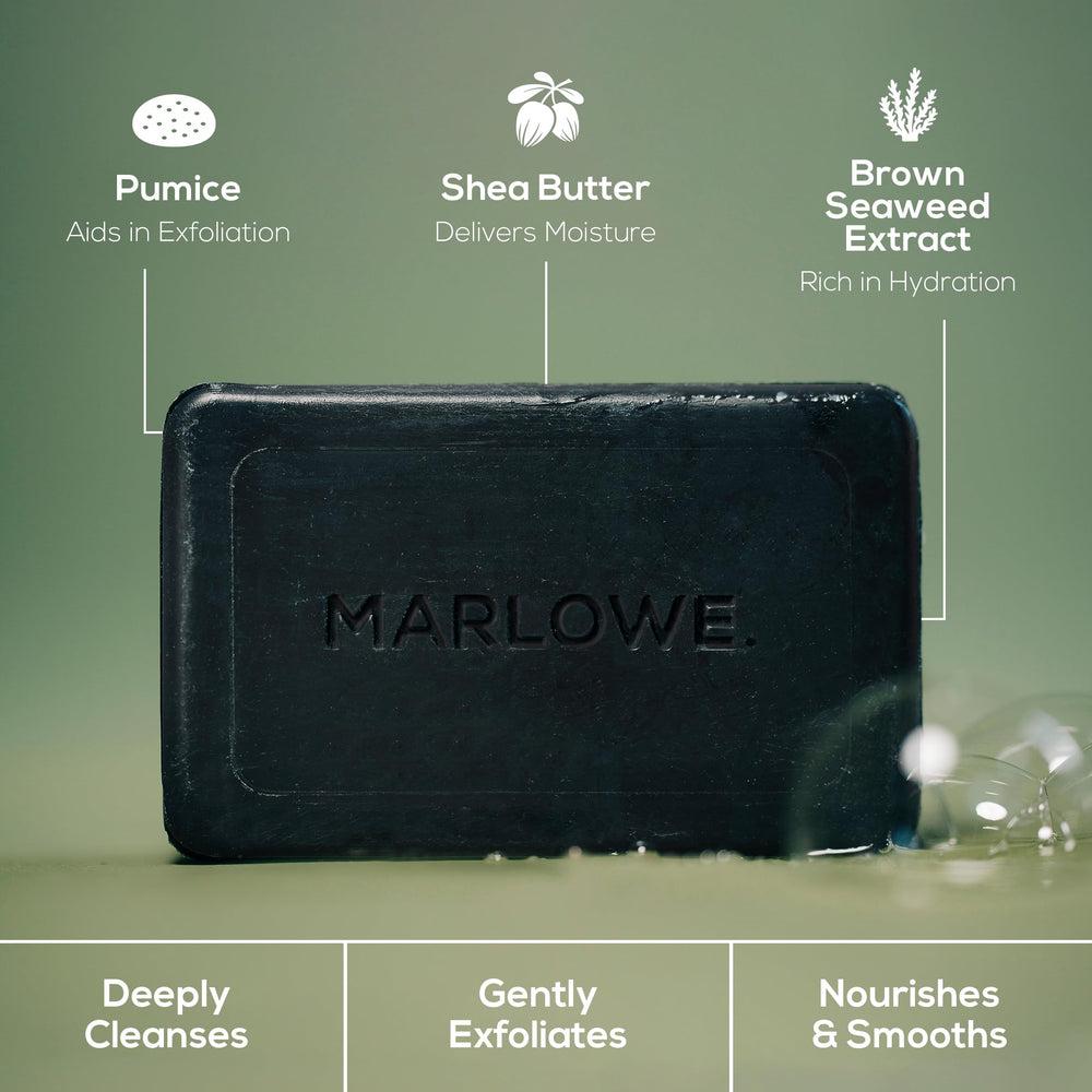 MARLOWE 7oz bar dense and long-lasting for extended daily use.