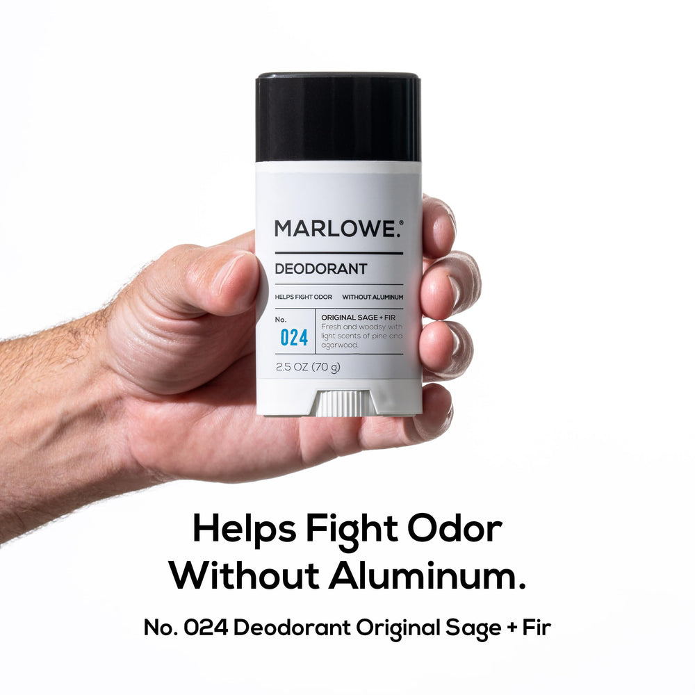 MARLOWE No. 024 with coconut oil and shea butter for gentle moisture and odor control