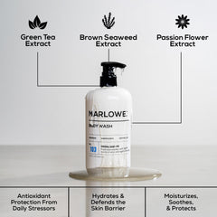 Marlowe No. 103 original scent bottle highlighting pine and agarwood aroma.
