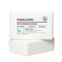 MARLOWE No. 105 bar soap – close-up of the moisturizing bar for soft, refreshed skin