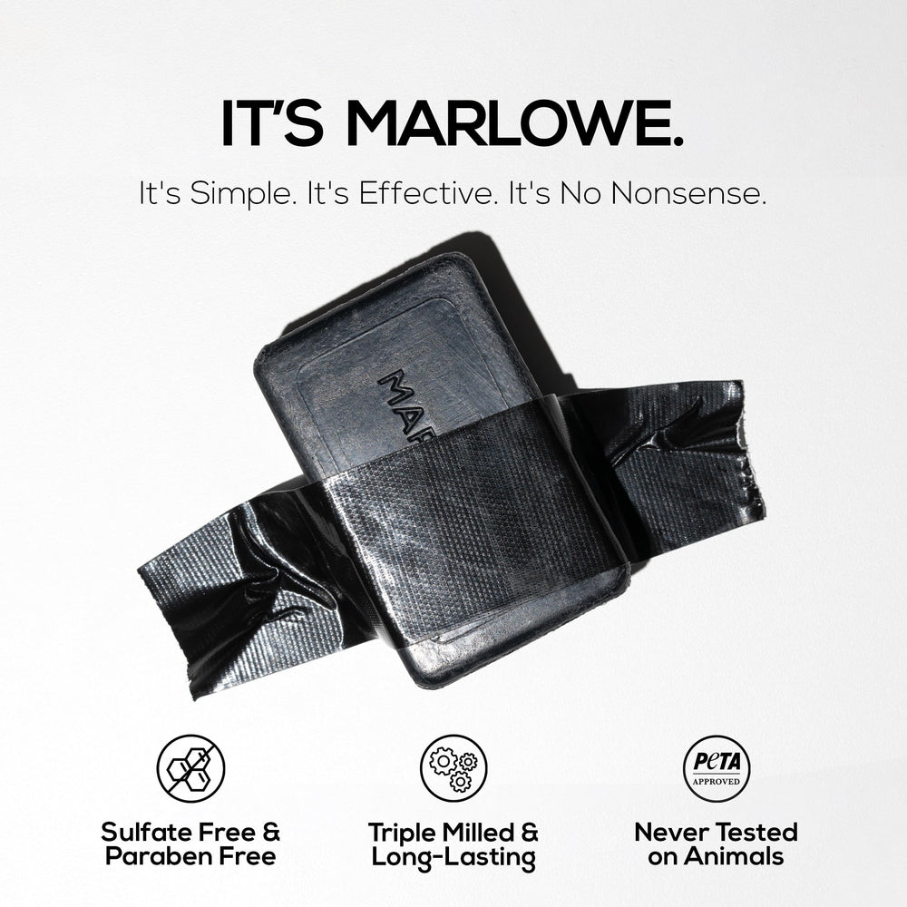 MARLOWE No. 106 brown seaweed hydration close-up shows gentle hydration.