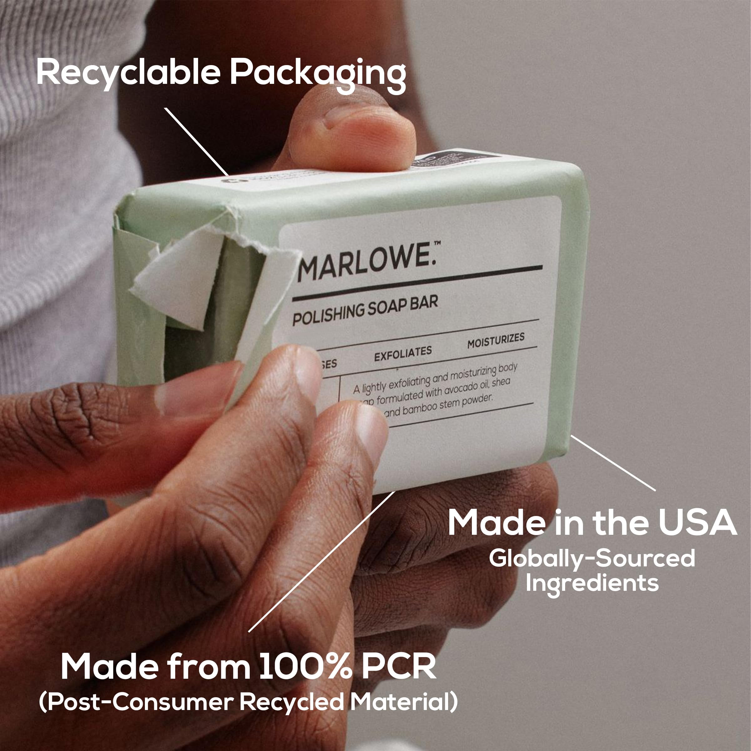 Vegan, cruelty-free formula uses natural ingredients for MARLOWE No. 108.