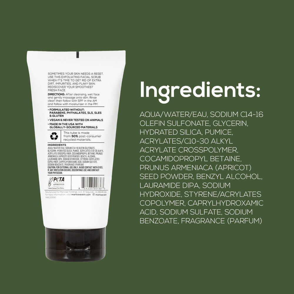 MARLOWE No.122 packaging and label details for trusted skincare everyday use