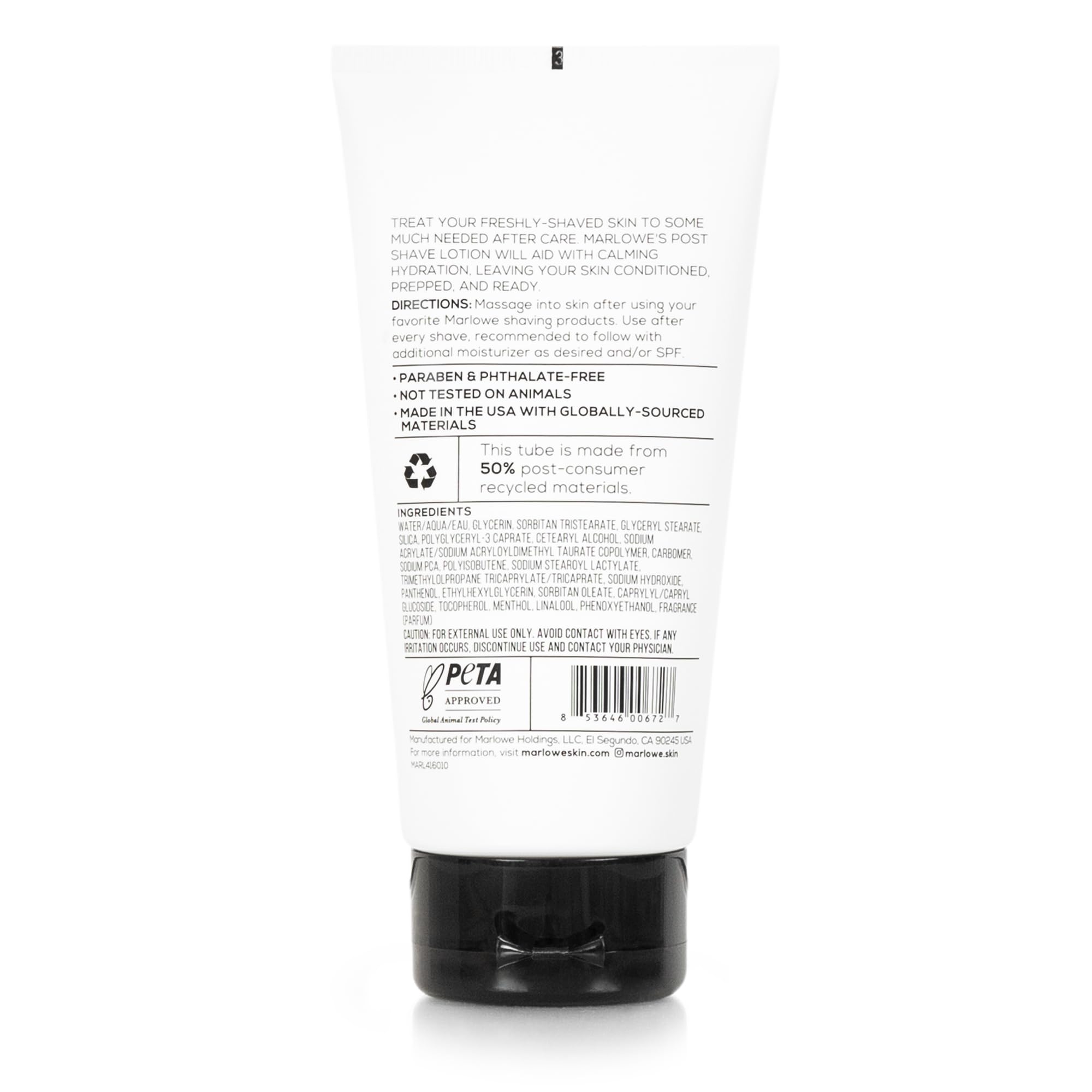 MARLOWE No.144 green tea algae ingredients close-up reveal nourishing extracts