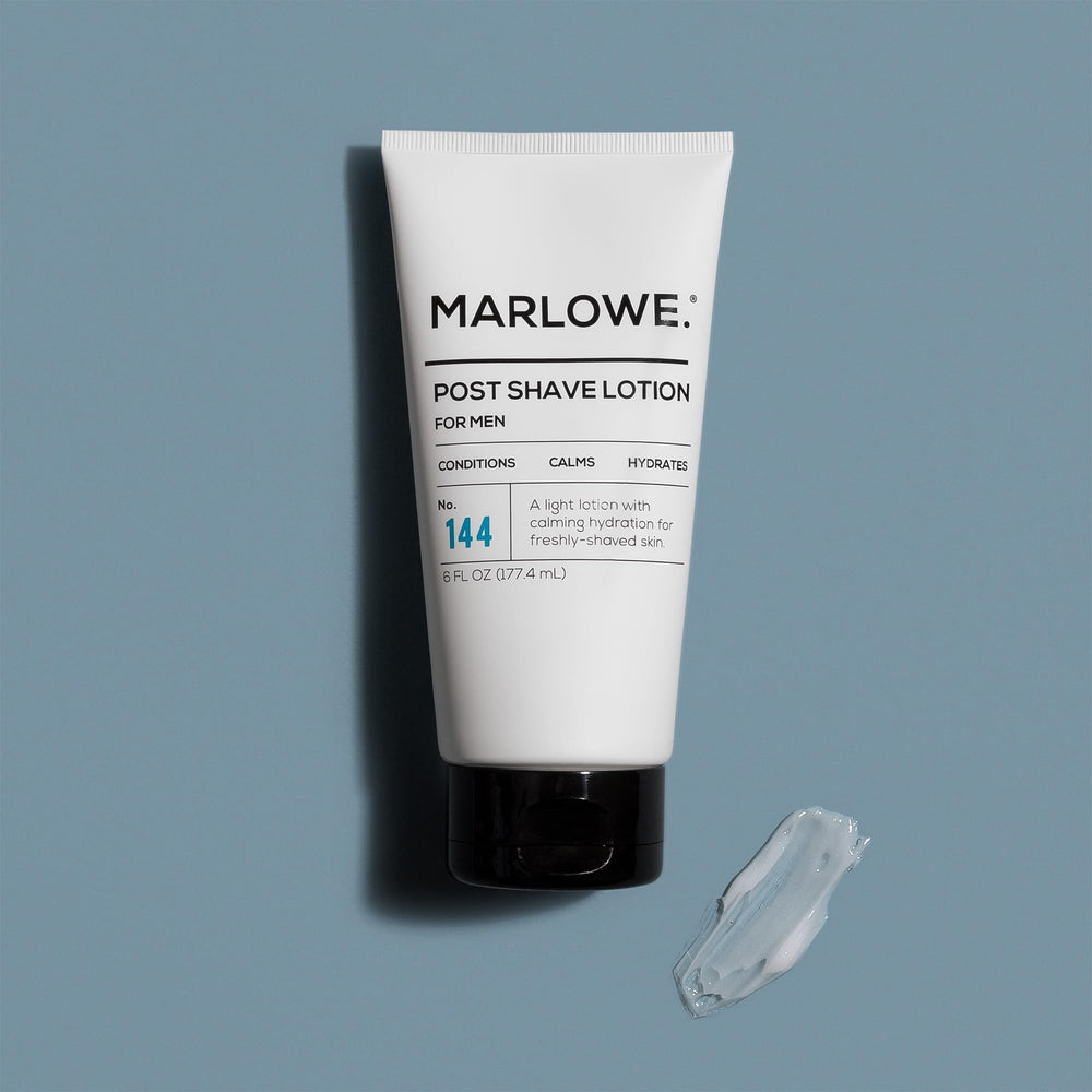 MARLOWE No.144 holiday gift packaging communicates practical grooming for men