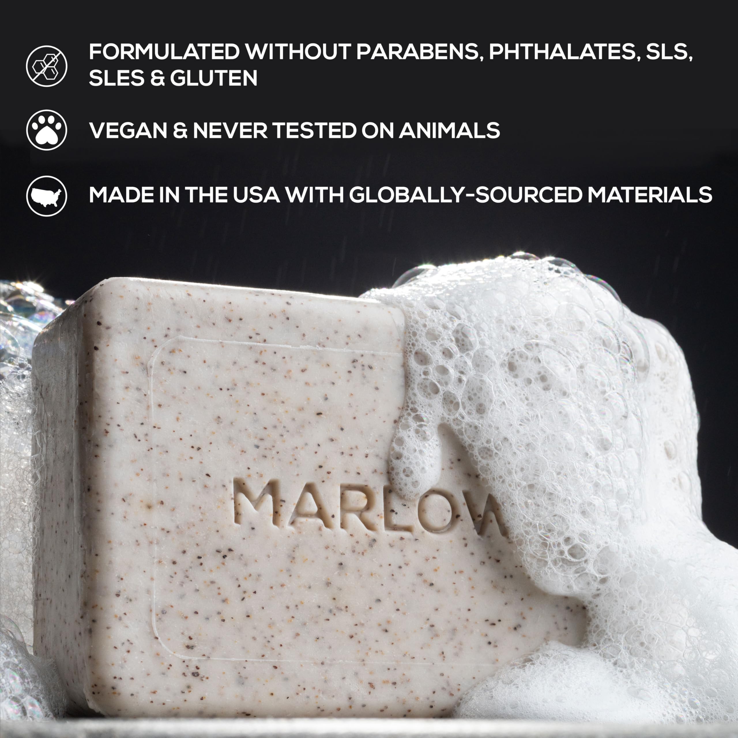MARLOWE No.102 Original scent pack evokes refreshing grooming ritual