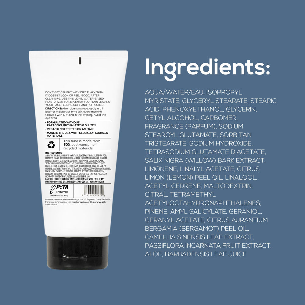 MARLOWE. No.123 daily-use application demonstrates quick absorption and lightweight feel