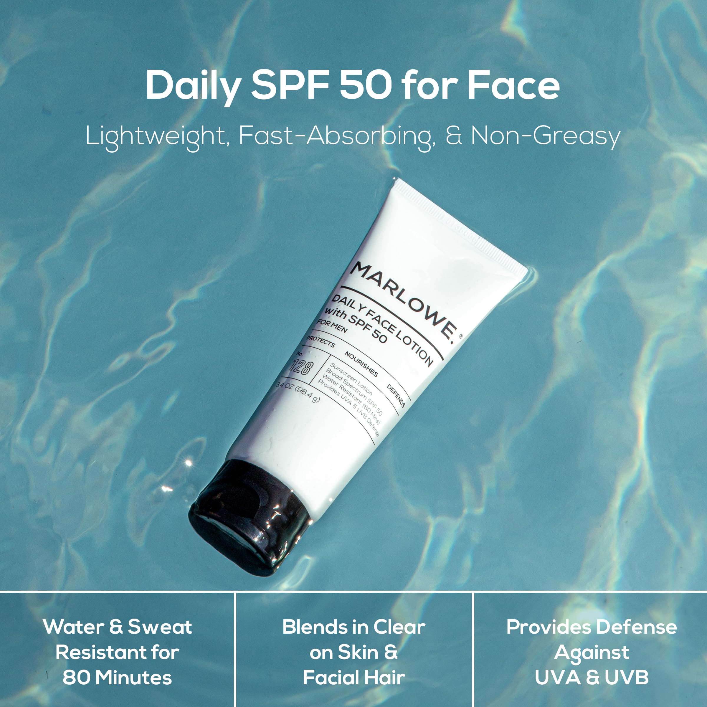 MARLOWE. No. 128 morning routine with lightweight daily moisturizer