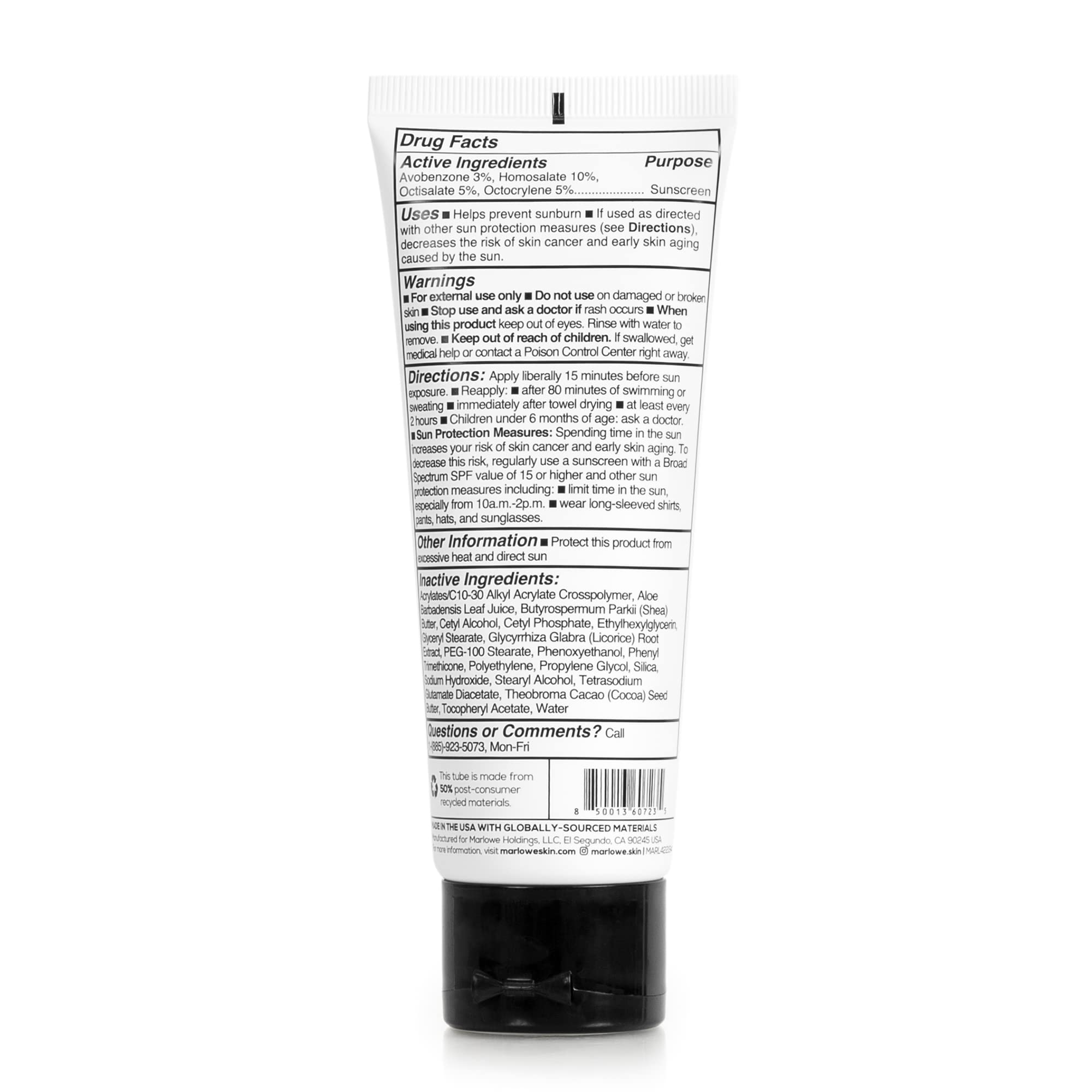 MARLOWE. No. 128 universal fit across tones with no white cast