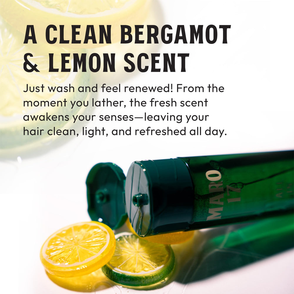 MARO17 bergamot lemon scent image evokes a fresh daily routine.