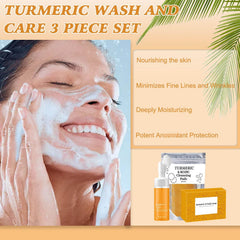 MAROJEIF turmeric soap bar with bubble nets for long-lasting nourishment