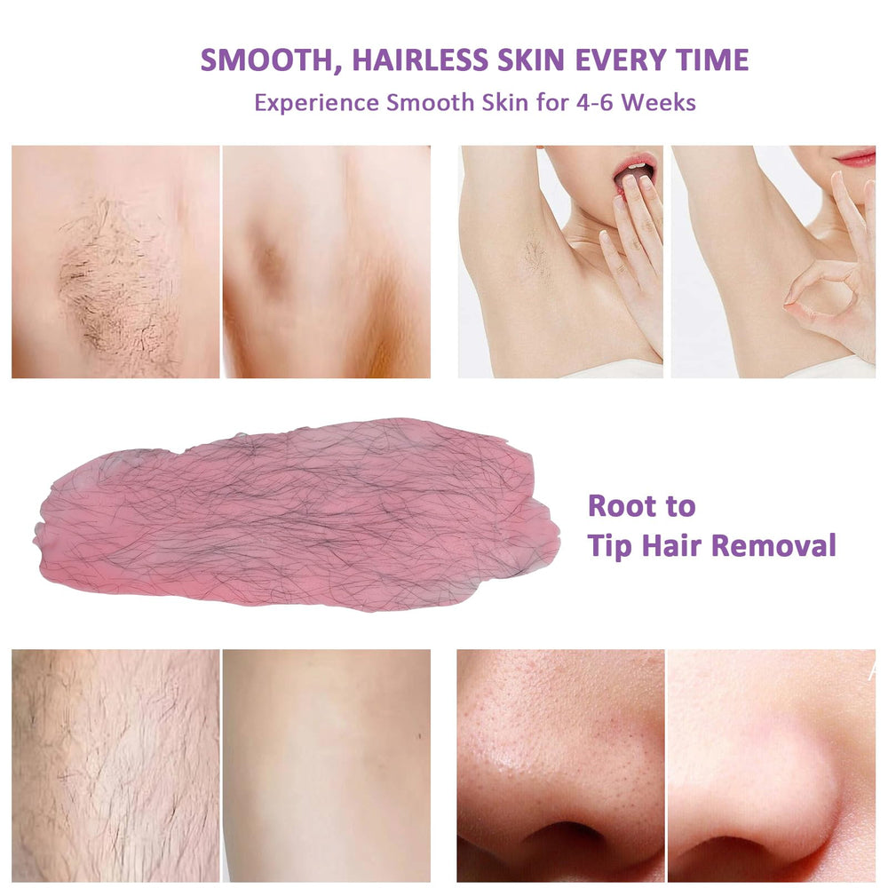 Maromamix full-body use guide covers eyebrows, bikini, legs, and facial waxing