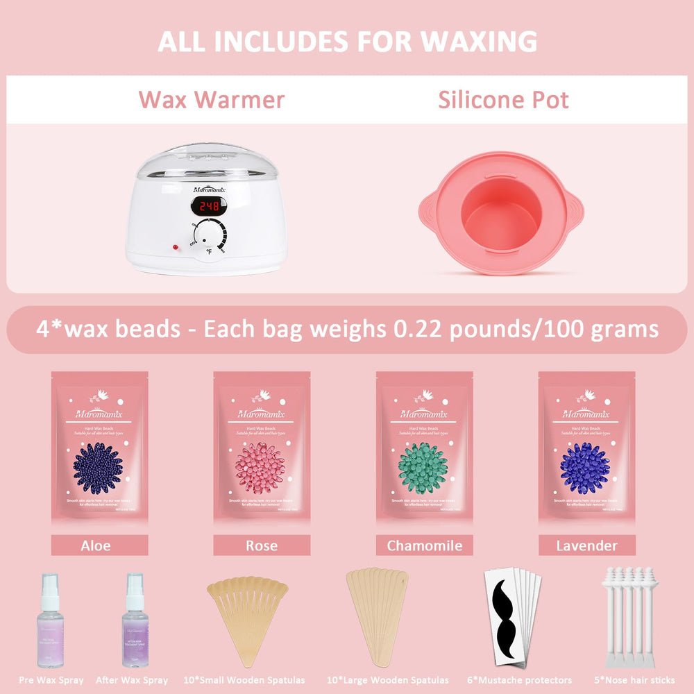 Maromamix pre- and post-wax sprays provide prep and soothing aftercare