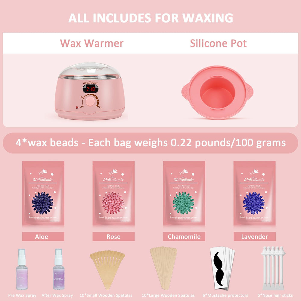 Maromamix pre- and post-wax sprays for skin comfort during at-home waxing