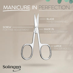 MarQus Solingen case open shows elegant travel-friendly storage for grooming tools.