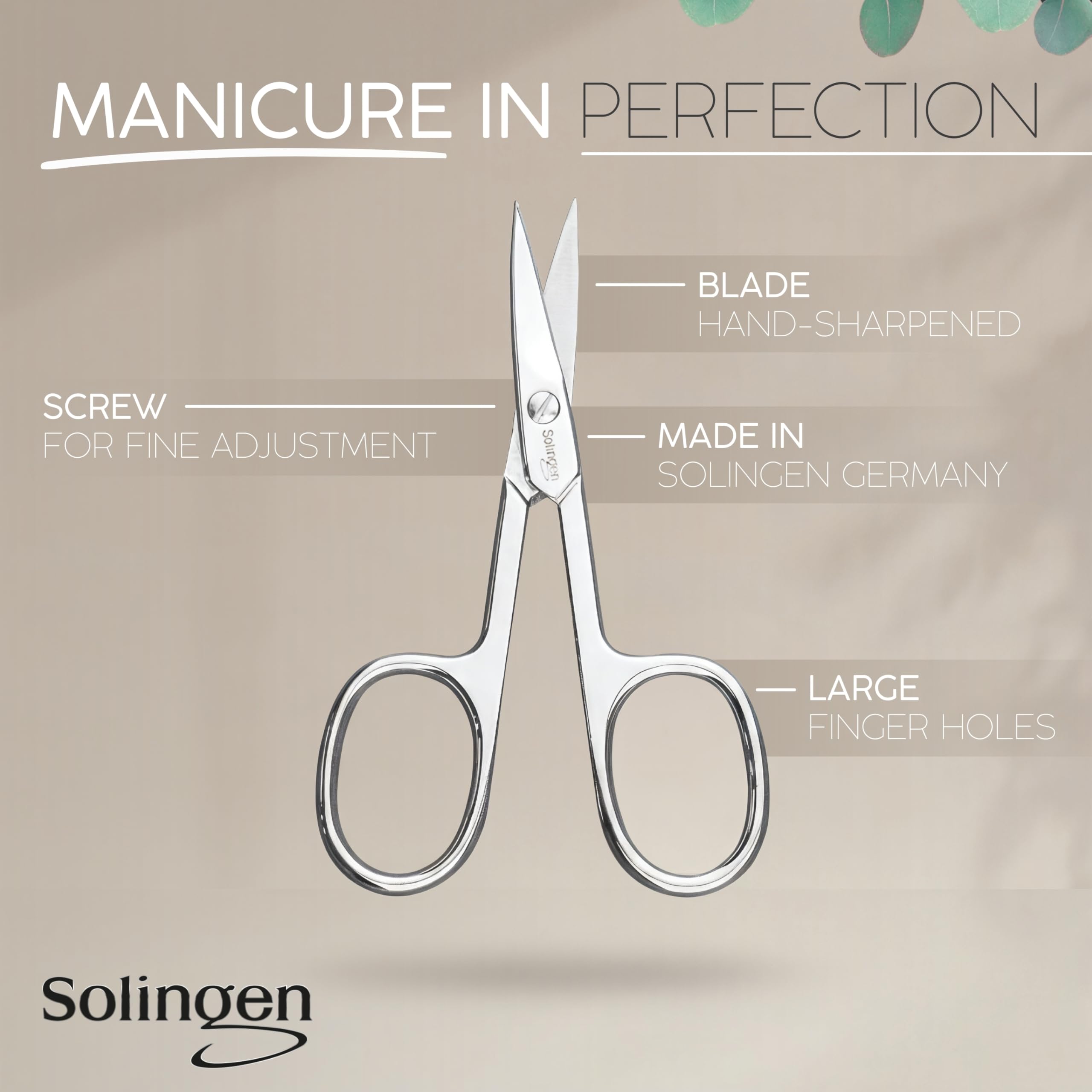 marqus Solingen nail scissors case highlights travel-ready storage