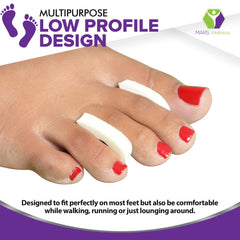 MARS WELLNESS foam toe pads for corns offer gentle cushioning to reduce irritation