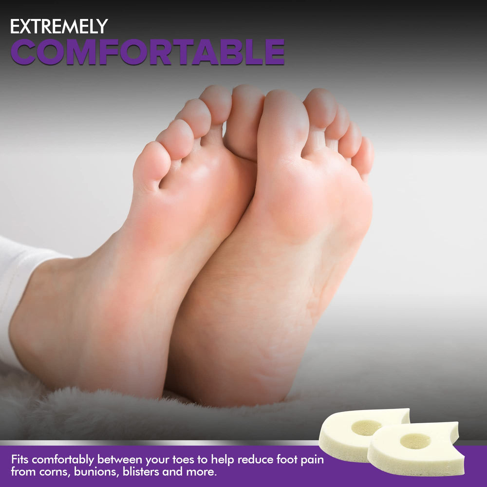 MARS WELLNESS toe spacers in shoes support comfort during long wear sessions