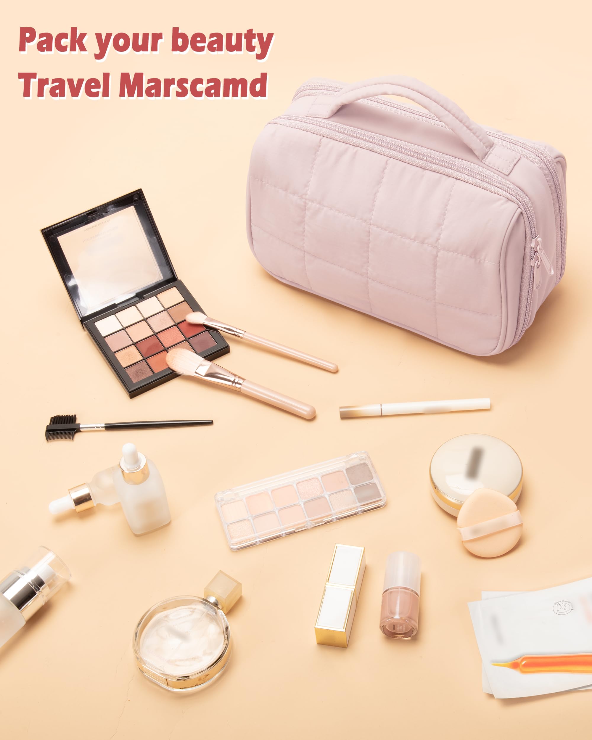 Marscamd pink travel bag adds style while staying practical.