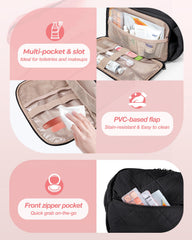 Marscamd bag stain-resistant back pocket with PVC flap for easy cleaning.