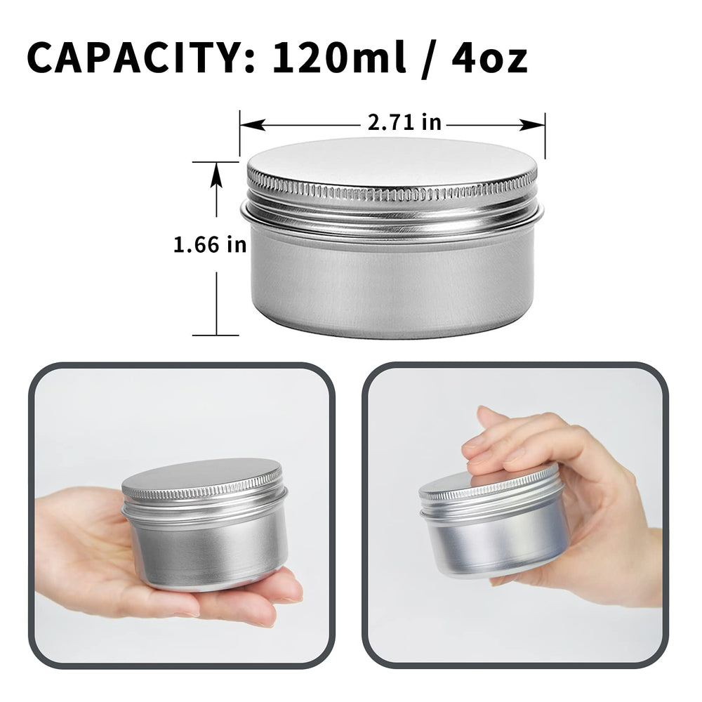 Marsheepy 4oz tin with seal liner demonstrates tight closure and protection for sensitive formulas.