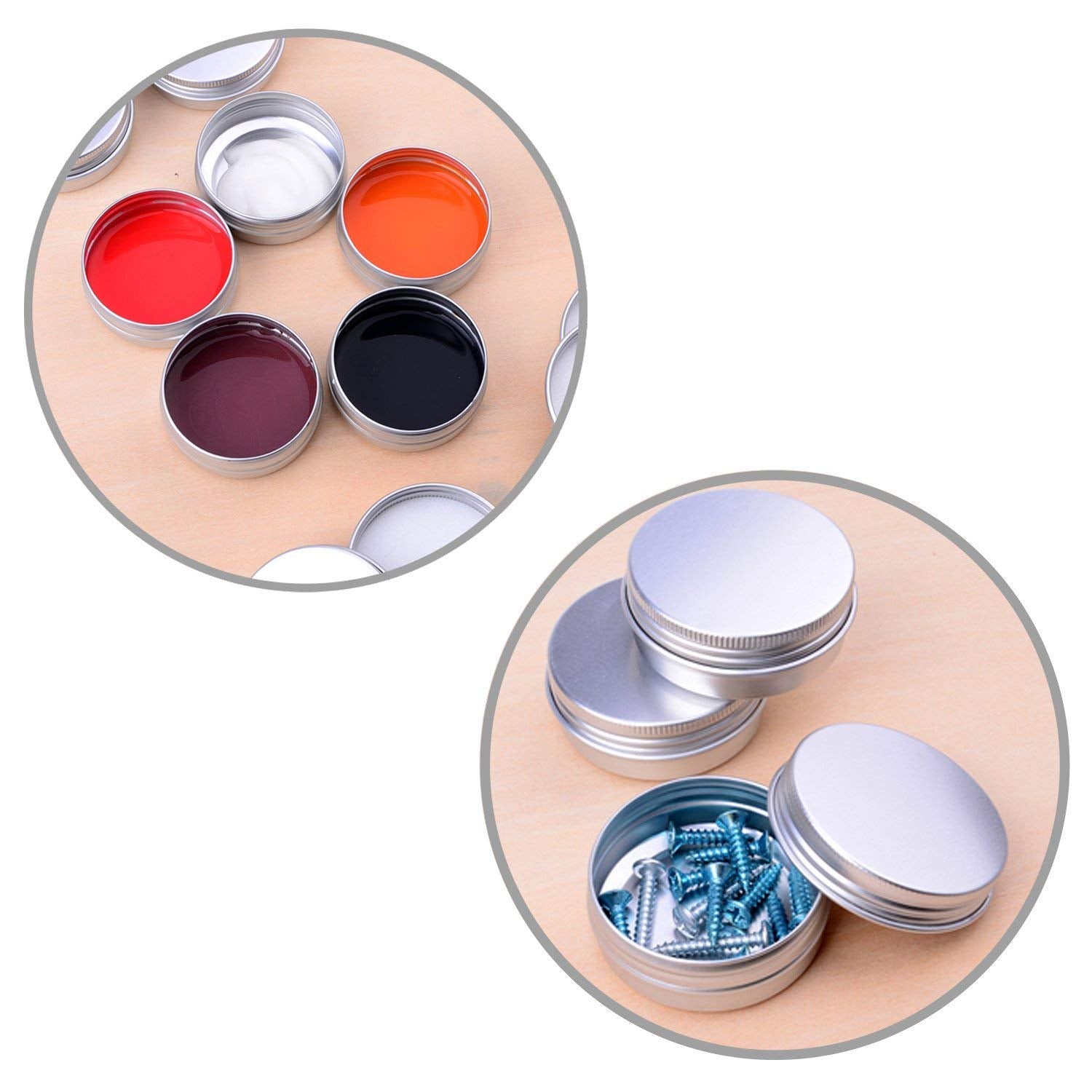 Marsheepy screw-cap tin with edge-rounded design prevents snags and scratches.