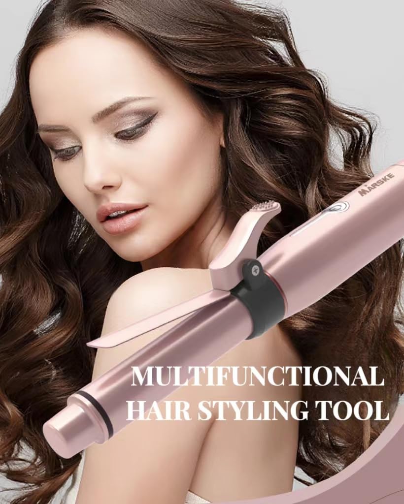 Marske 2-in-1 styling tool works as curler and straightener.