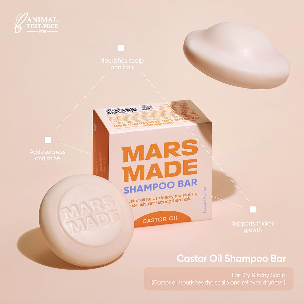 Mars Made solid bar lather forming for gentle cleansing