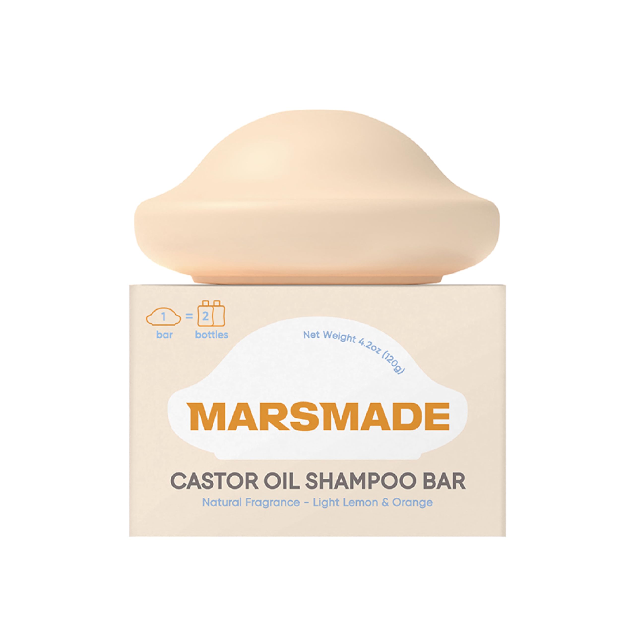 Mars Made shampoo bar packaging highlight eco-friendly bottle-free design