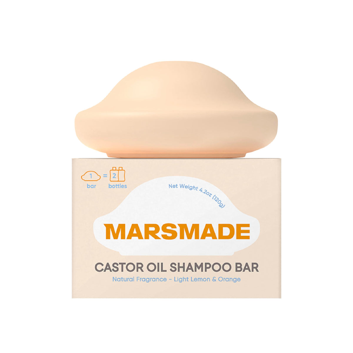 Mars Made shampoo bar packaging highlight eco-friendly bottle-free design