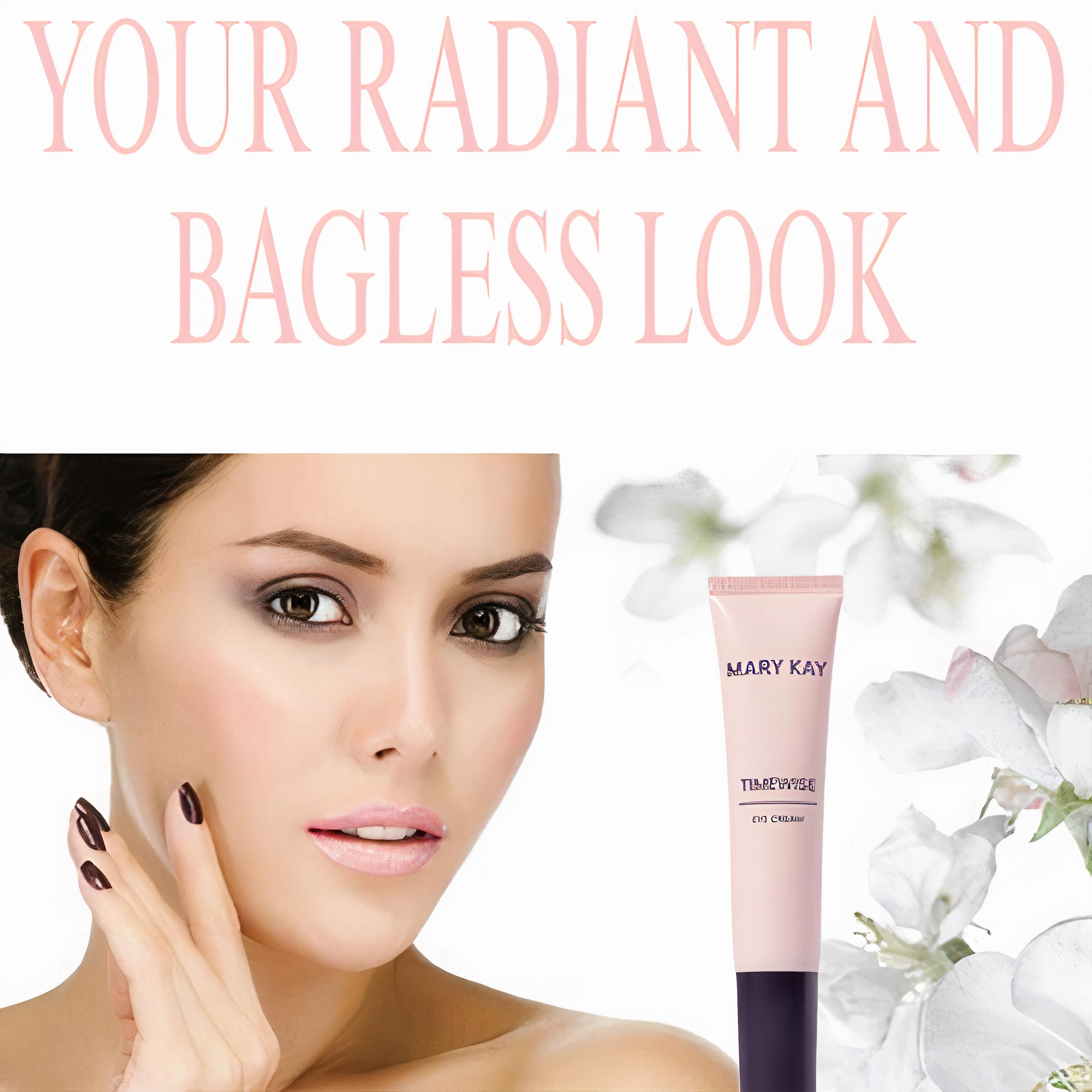 Mary Kay Eye Cream packaging opened showing rich moisturizing texture