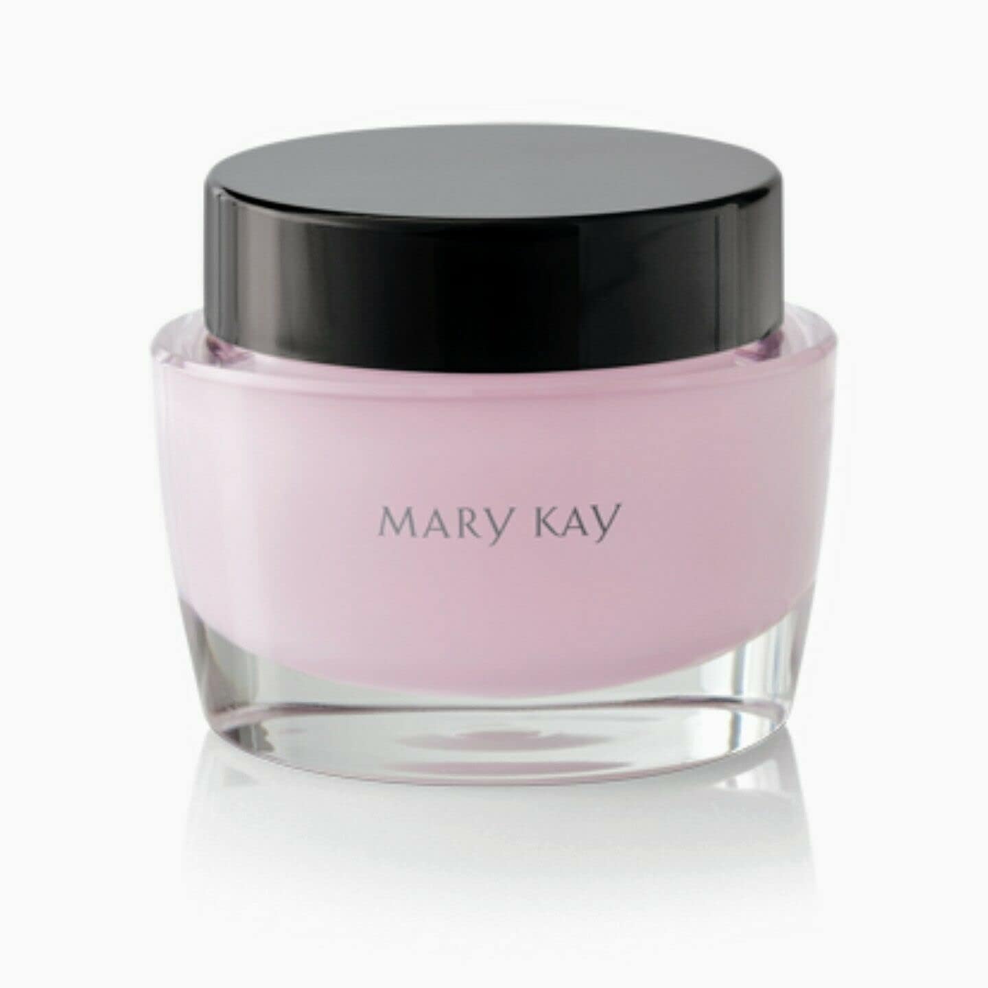 Mary Kay Intense Moisturizing Cream jar closeup illustrating rich texture for dry skin hydration.