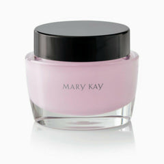 Mary Kay Intense Moisturizing Cream jar closeup illustrating rich texture for dry skin hydration.