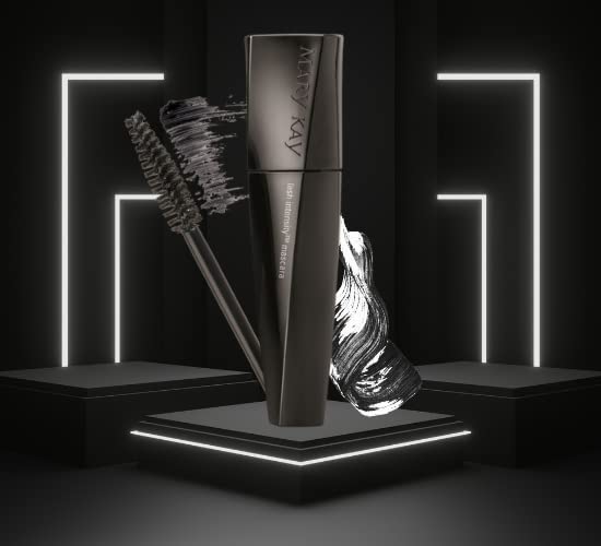 Mary Kay Lash Intensity Mascara volume closeup highlights lush fullness without clumps.