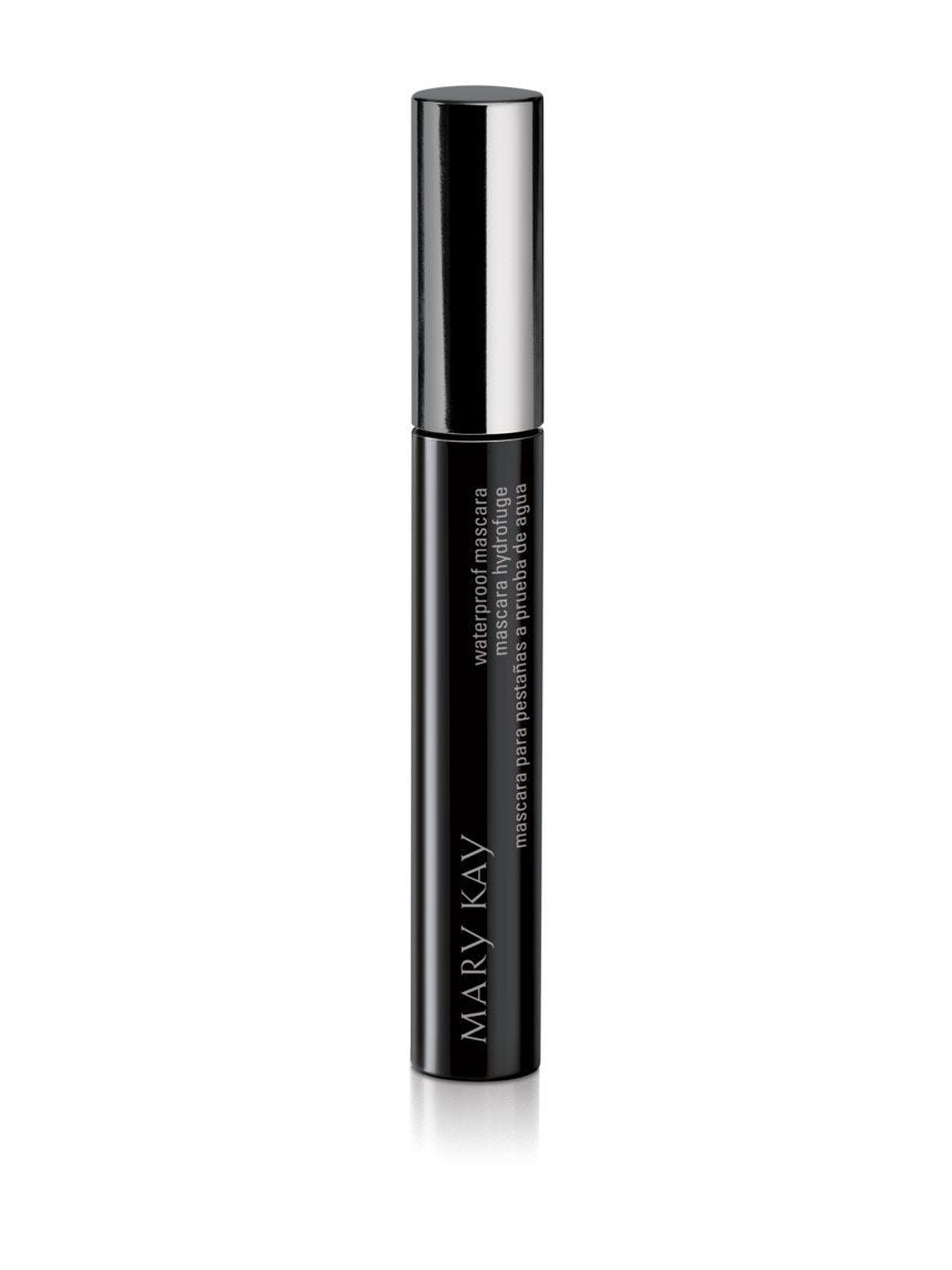 Mary Kay Lash Love Mascara black bottle close-up for dramatic volume and defined lashes.