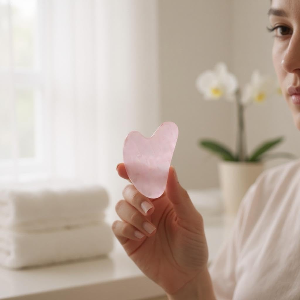 Mary Kay gua sha tool shown with set for gentle facial massage
