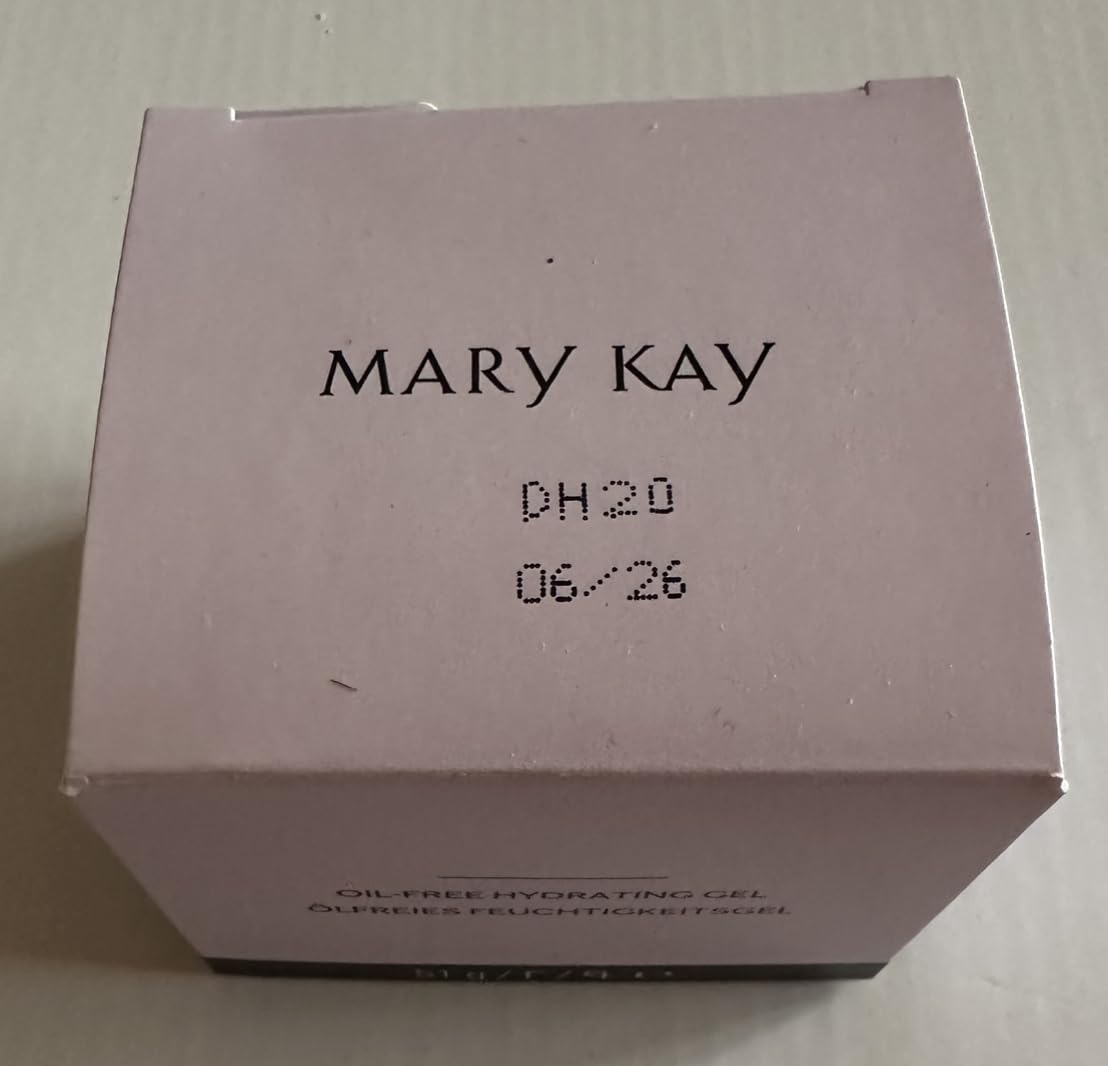 Mary Kay Oil-Free Hydrating Gel seal-intact—sealed to preserve freshness and integrity.